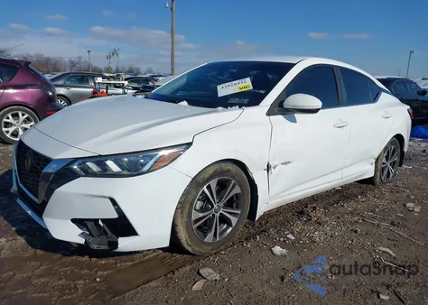 2021 Nissan Sentra Sv Xtronic Cvt z USA, uszkodzony, nr VIN 3N1AB8CV4MY308632